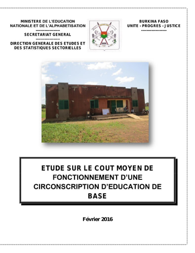 690 Min Educa 2016 Étude cout moyen de fonctionnement BF