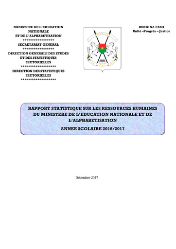 691 Min Educa  2017  Rapport statistiques ressources humaines BF