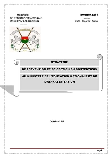 697 Min Educa  2018 Stratégie prévention gestion du contentieux BF