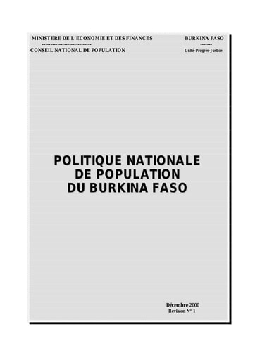 362 Min Economie  2000 Politiq  nationale  population BF