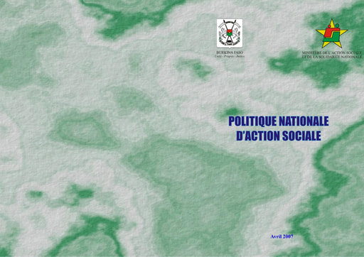 453 Min Action sociale  2007 Politiq  nationale d’action sociale BF